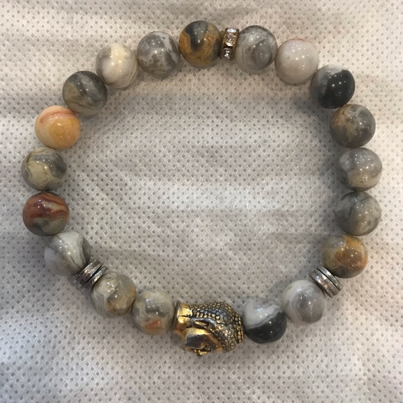 Beaded Stone Bracelet - Picture 1 of 2